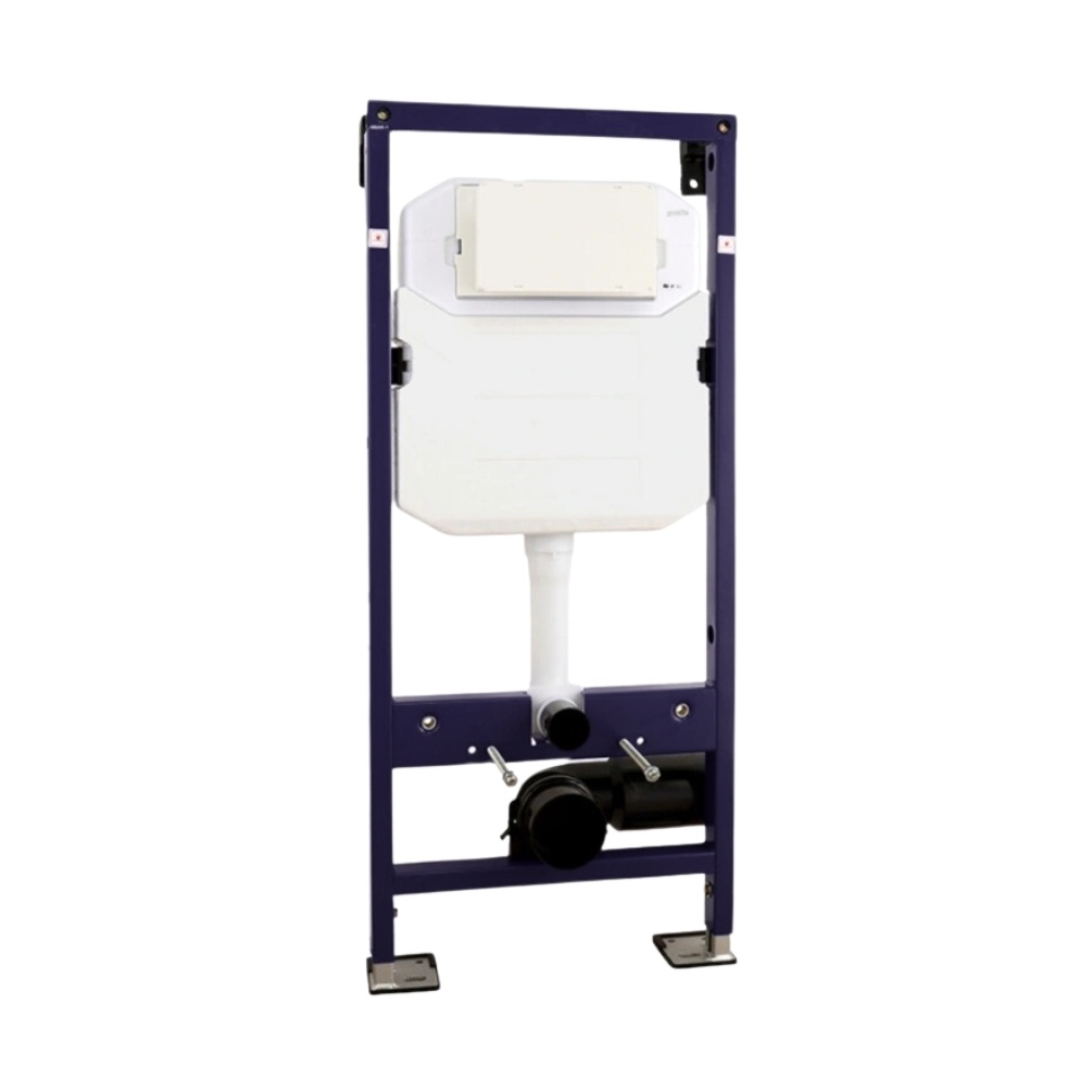 Product Cut out image of the Zero 3 Wall Mounted 1180mm Toilet Frame with Dual Flush Cistern SAN1003